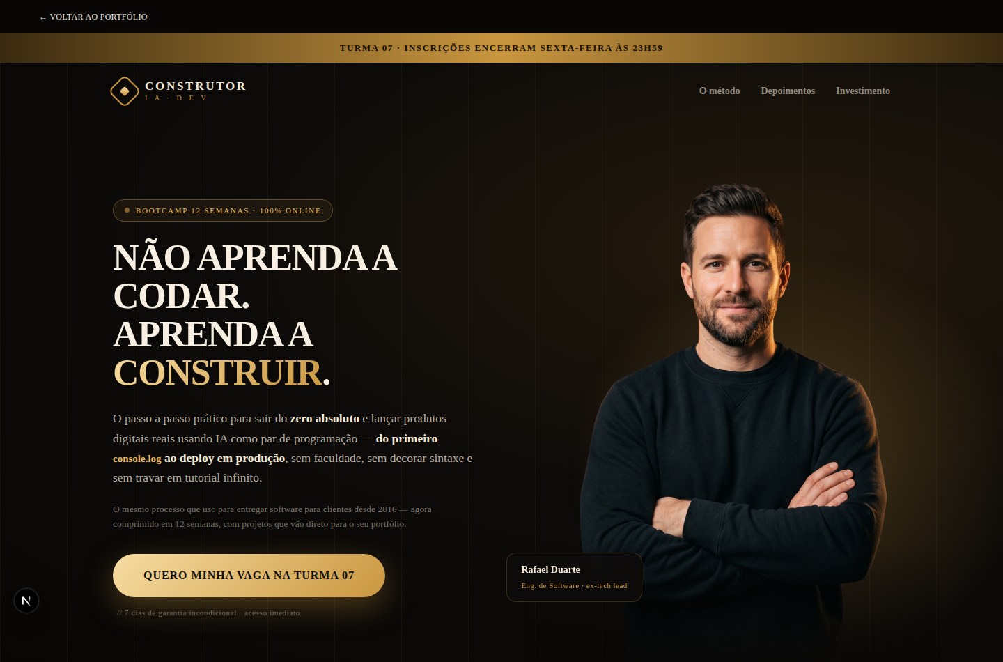 Projeto Página de Lançamento